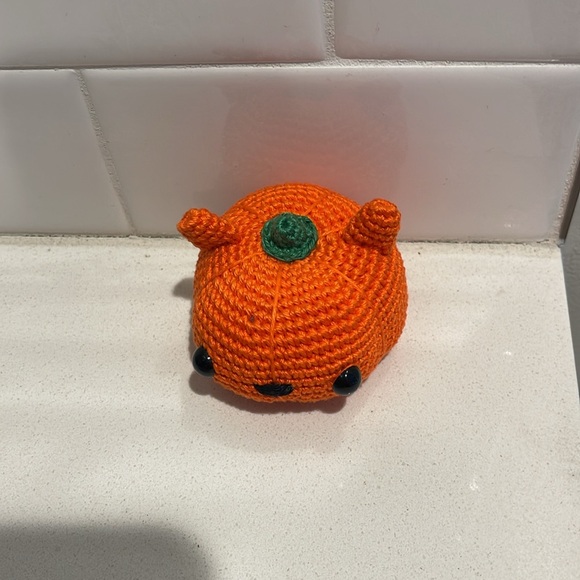 Handcrafted Pumpkitty Pumpkin Cat Kitty Halloween Seasonal Holiday Decor Fall - Picture 5 of 10